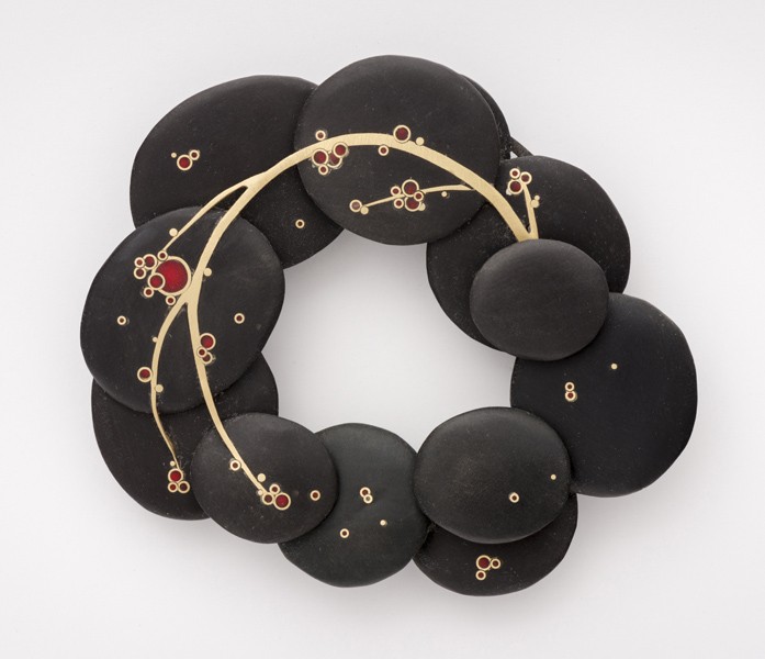 Wearable Art Jewellery - Andrea Williams Plum Blossom Brooch