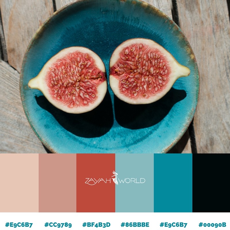 Spring Colour Palette by Zayah World - Breakfast Figs