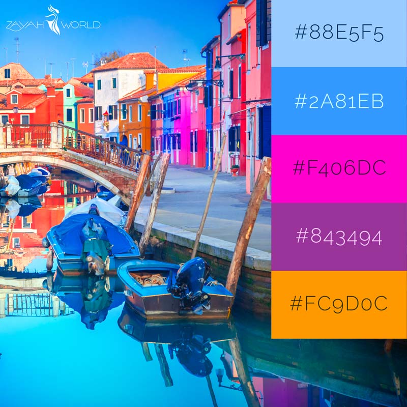 Summer Colour Palette - Glorious Venice