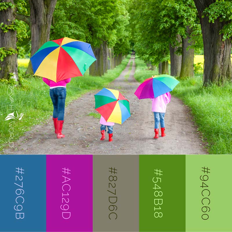 Summer Colour Palette - Rainbow Avenue