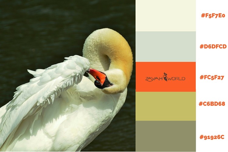 Spring Colour Palette by Zayah World - Swan Lake