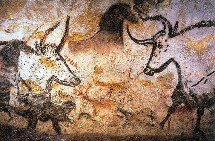 Lascaux painting courtesy of Prof Saxx