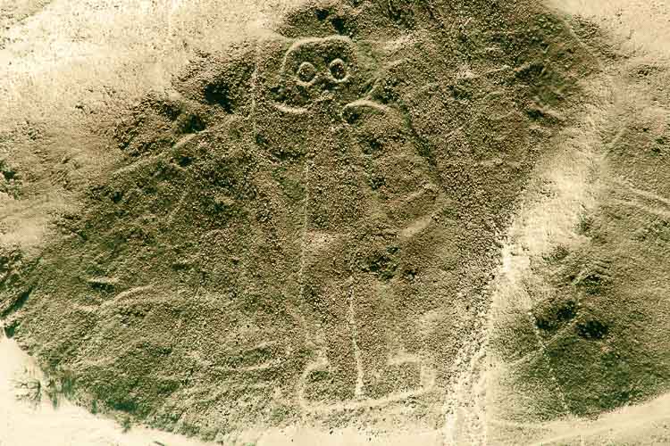 Nazca Astronaut Man from Peru