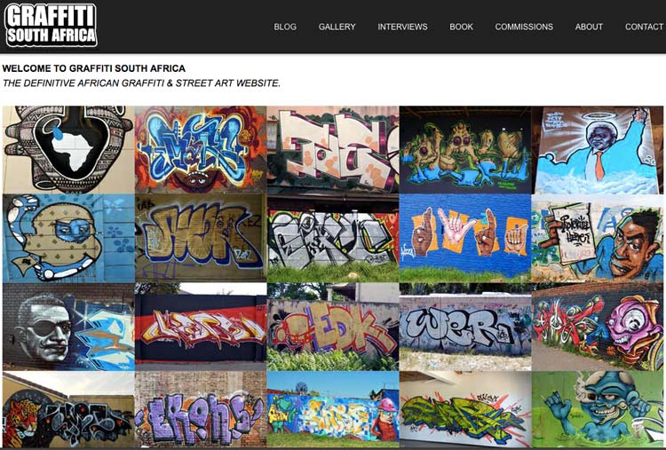 Graffiti South Africa website link