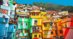 Colourful Cities by Zayah World - Favela Santa Marta, Rio de Janeiro