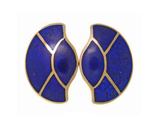 Art Deco Earrings - LapisLazuli World